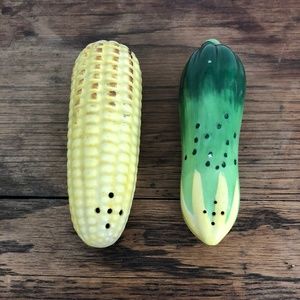 Vintage Corn on the Cob Salt and Pepper Shakers